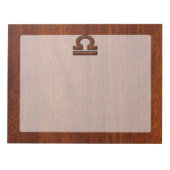 Schuif het pleister op Mahogany Style Decor Notitieblok (Voorkant)