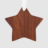 Schuif het pleister op Mahogany Style Decor Ornament (achterkant)