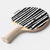 Schuif het zwarte witte boompatroon met het muisbl tafeltennisbatje (Voorkant Gekanteld)