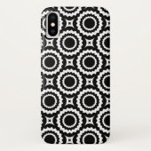 Schuif het zwarte witte zigzagpatroon Case-Mate iPhone case (Achterkant)