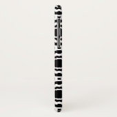 Schuif het zwarte witte zigzagpatroon Case-Mate iPhone case (Achterkant/links)