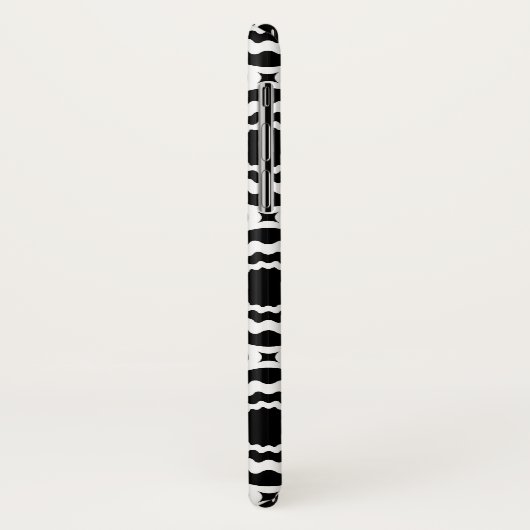 Schuif het zwarte witte zigzagpatroon Case-Mate iPhone case (Achterkant/links)