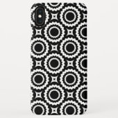 Schuif het zwarte witte zigzagpatroon Case-Mate iPhone case (Achterkant)