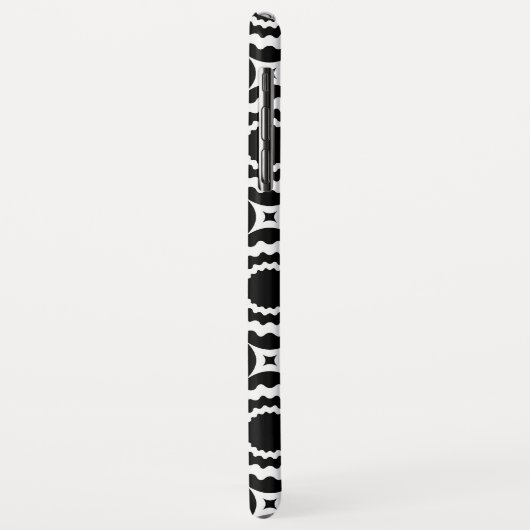 Schuif het zwarte witte zigzagpatroon Case-Mate iPhone case (Achterkant/links)