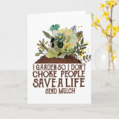 Schuif ik in de tuin zodat ik mensen geen leven ka kaart (Gele Bloem)