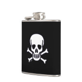 Schuif in Botten Kolf met zwarte omhulling Heupfles (Links)