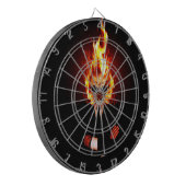 Schuif in brand dartbord (Voorkant Links)