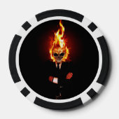 Schuif in brand poker chips (Achterkant)