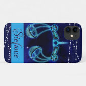 Schuif in Dark Blue Hoesje-Mate iPhone Case (Achterkant (horizontaal))