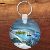 Schuif in een fles sleutelhanger (Voorkant)