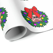 Schuif in kerstpapier met grote adem cadeaupapier (Rol Hoek)