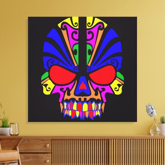 Schuif in kleur canvas afdruk (Insitu (Woonkamer))