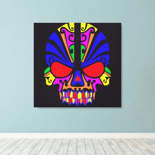 Schuif in kleur canvas afdruk (Insitu (Houten vloer))