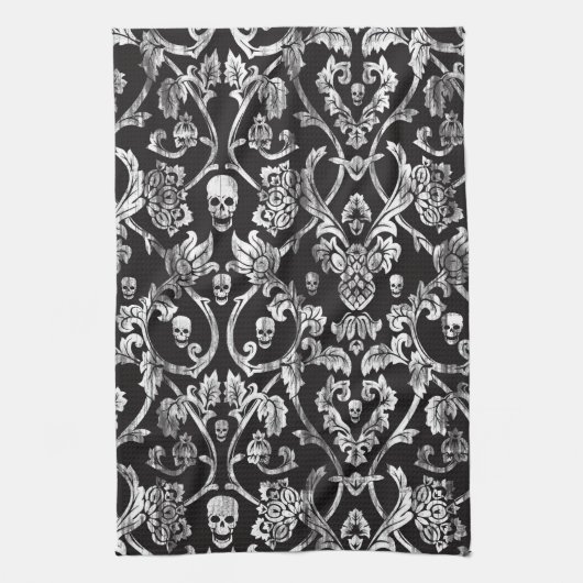 Schuif in zwart-wit. theedoek (Verticaal)