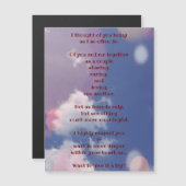 Schuif je schoten naar haar Magnetisch Wenskaart (Voorkant / Achterkant)