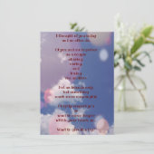 Schuif je schoten naar haar platte Wenskaart (Staand voorkant)