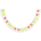 Schuif kind verjaardagsbrander vlaggetjes (Alle)