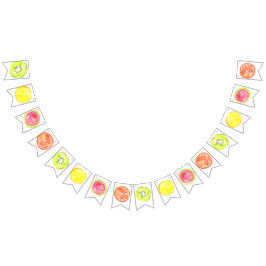 Schuif kind verjaardagsbrander vlaggetjes