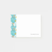 Schuif kinderen op het strandpatroon post-it® notes (Voorkant)