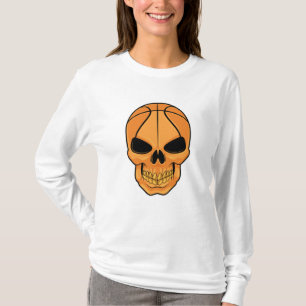 Schuif met Basketball Head T-shirt
