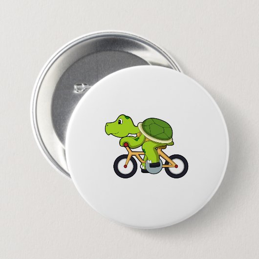 Schuif met Bicycle.PNG Ronde Button 7,6 Cm (Voorkant /achterkant)