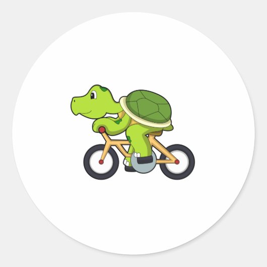 Schuif met Bicycle.PNG Ronde Sticker (Voorkant)