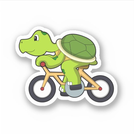 Schuif met Bicycle.PNG Sticker (Voorkant)