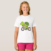 Schuif met Bicycle.PNG T-shirt (Voorkant volledig)