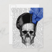 Schuif met blauw Pet Briefkaart (Voorkant / Achterkant)