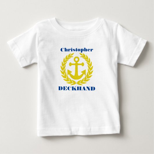 Schuif met bootnaam en ankermotief (Voorkant)
