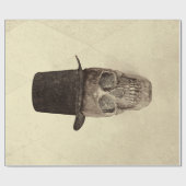 Schuif met bovenste porseleintextuur cadeaupapier (Vlak)