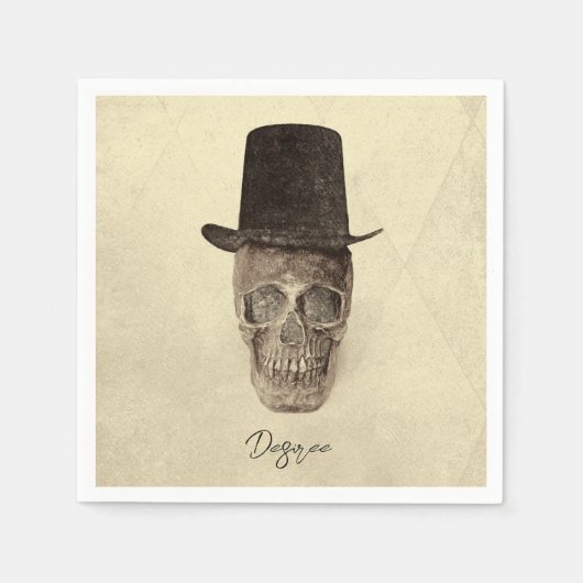 Schuif met bovenste  porseleintextuur servet (Voorkant)