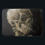 Schuif met Burning Cigarette Vincent van Gogh Art Badmat<br><div class="desc">Vincent van Gogh (Nederlands, 1853 - 1890) Schedel van een skelet met brandende sigaret, 1885-1886, Olieverf op doek Niet ingelijst: 32 cm × 24, 5 cm (13 in × 9, 6 in) Vroeg werk van Vincent van Gogh. Dit kleine schilderij maakt deel uit van het vaste collectie van het Van...</div>
