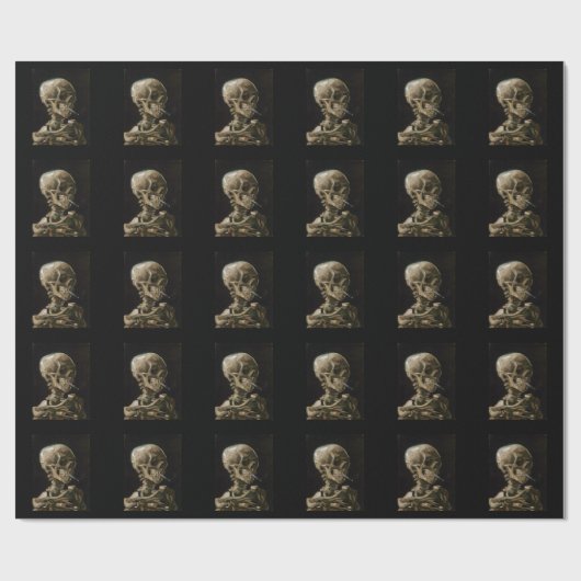 Schuif met Burning Cigarette Vincent van Gogh Art Cadeaupapier (Vlak)