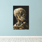 Schuif met Burning Cigarette Vincent van Gogh Art Canvas Afdruk (Insitu (Houten vloer))