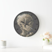 Schuif met Burning Cigarette Vincent van Gogh Art Grote Klok (Huis)