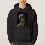 Schuif met Burning Cigarette Vincent van Gogh Art Hoodie<br><div class="desc">Vincent van Gogh (Nederlands, 1853 - 1890) Schedel van een skelet met brandende sigaret, 1885-1886, Olieverf op doek Niet ingelijst: 32 cm × 24, 5 cm (13 in × 9, 6 in) Vroeg werk van Vincent van Gogh. Dit kleine schilderij maakt deel uit van het vaste collectie van het Van...</div>
