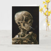 Schuif met Burning Cigarette Vincent van Gogh Art Kaart (Gele Bloem)