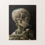 Schuif met Burning Cigarette Vincent van Gogh Art Legpuzzel<br><div class="desc">Vincent van Gogh (Nederlands, 1853 - 1890) Skull of a Skeleton with Burning Cigarette, 1885-86, Oil on canvas Unframed: 32 cm × 24, 5 cm (13 in × 9, 6 inch) Vroegtijdig werk van Vincent van Gogh. Dit kleine schilderij maakt deel uit van het permanente collectie van het Van Gogh...</div>