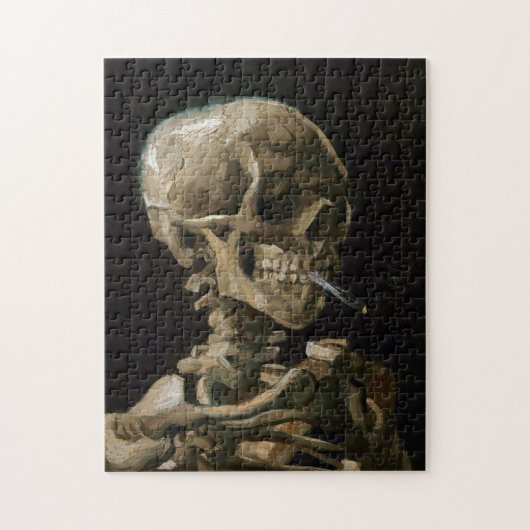 Schuif met Burning Cigarette Vincent van Gogh Art Legpuzzel (Verticaal)
