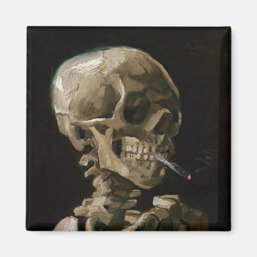Schuif met Burning Cigarette Vincent van Gogh Art Magneet (Voorkant)