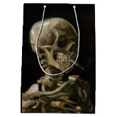 Schuif met Burning Cigarette Vincent van Gogh Art Medium Cadeauzakje (Achterkant)