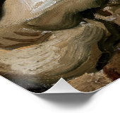 Schuif met Burning Cigarette Vincent van Gogh Art Poster (Hoek)