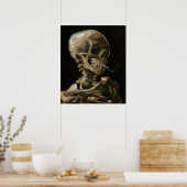 Schuif met Burning Cigarette Vincent van Gogh Art Poster (Keuken)