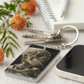 Schuif met Burning Cigarette Vincent van Gogh Art Sleutelhanger (Voorkant Rechts)