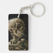 Schuif met Burning Cigarette Vincent van Gogh Art Sleutelhanger (achterkant)