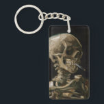 Schuif met Burning Cigarette Vincent van Gogh Art Sleutelhanger<br><div class="desc">Vincent van Gogh (Nederlands, 1853 - 1890) Skull of a Skeleton with Burning Cigarette, 1885-86, Oil on canvas Unframed: 32 cm × 24, 5 cm (13 in × 9, 6 inch) Vroegtijdig werk van Vincent van Gogh. Dit kleine schilderij maakt deel uit van het permanente collectie van het Van Gogh...</div>