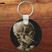 Schuif met Burning Cigarette Vincent van Gogh Art Sleutelhanger (Voorkant)