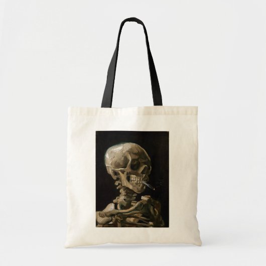 Schuif met Burning Cigarette Vincent van Gogh Art Tote Bag (Voorkant)