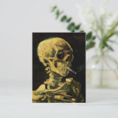 Schuif met de Burning Cigarette Van Gogh Fine Art Briefkaart (Staand voorkant)
